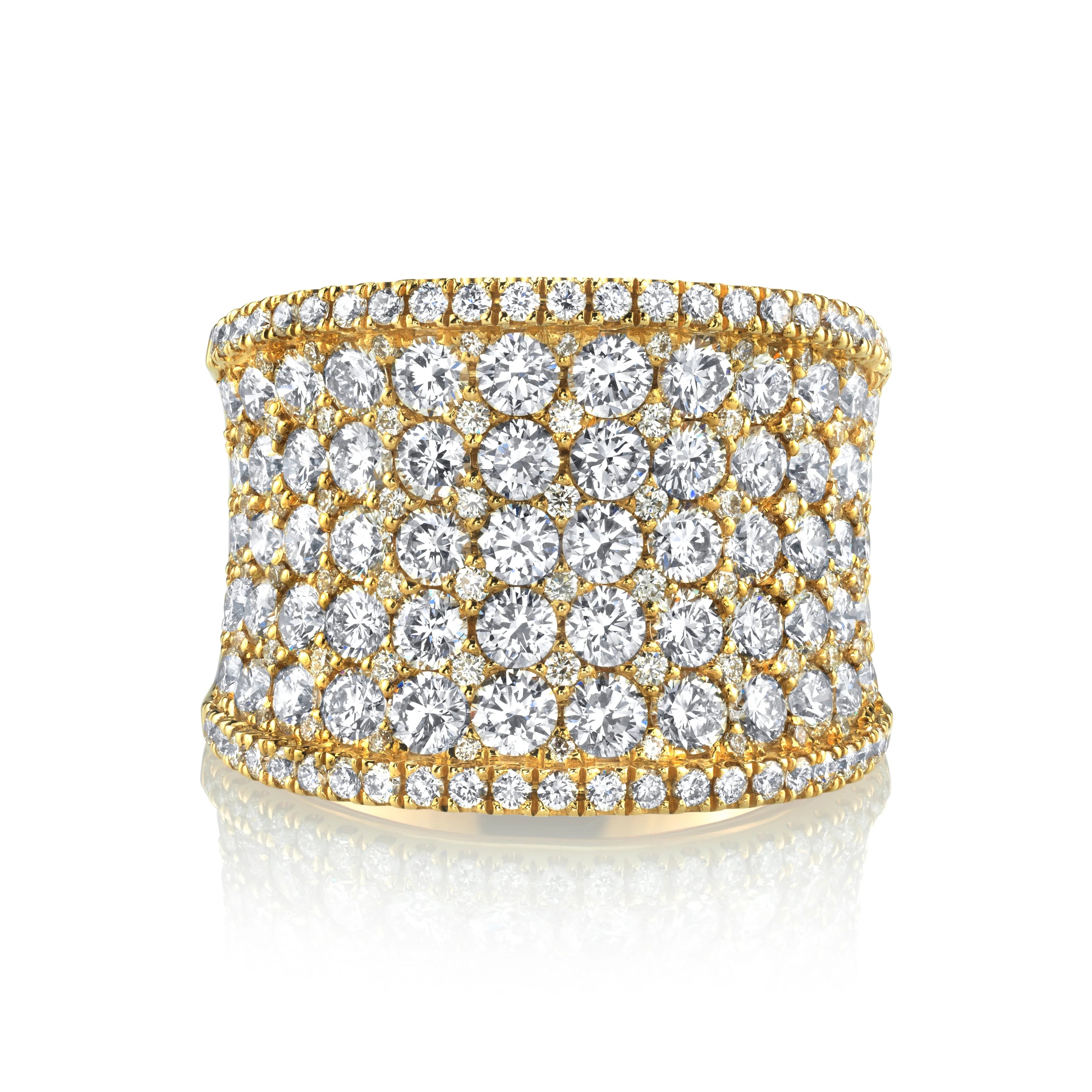 4.5CT Round Brilliant Cut Moissanite Engagement Ring