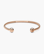 ROPES Gold Cuff Bracelet - 4mm