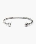 ROPES Silver Cuff Bracelet - 4mm