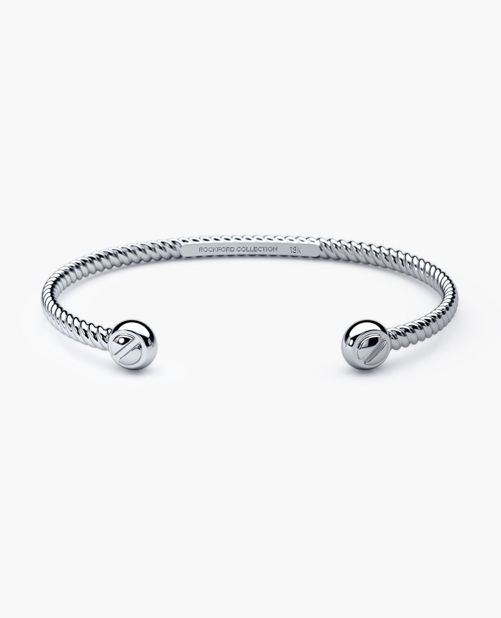 ROPES Gold Cuff Bracelet - 4mm