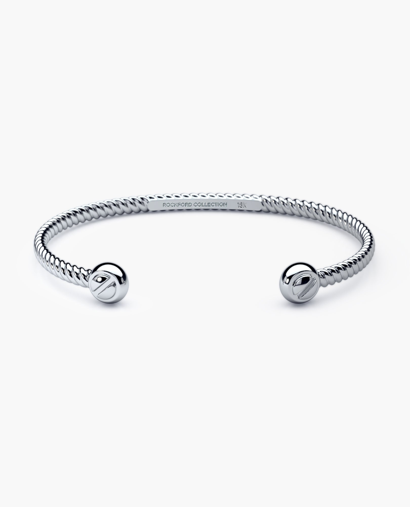 ROPES Gold Cuff Bracelet - 4mm
