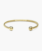 ROPES Gold Cuff Bracelet - 4mm