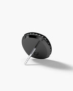 HALO EverBlak Gold Cushion Cut Single Stud Earring with 0.50ct - 1.35ct Black Diamonds