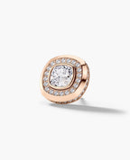 HALO Gold Cushion Cut Single Stud Earring with 0.50ct - 1.35ct Diamonds