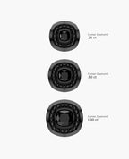 HALO EverBlak Gold Cushion Cut Single Stud Earring with 0.50ct - 1.35ct Black Diamonds