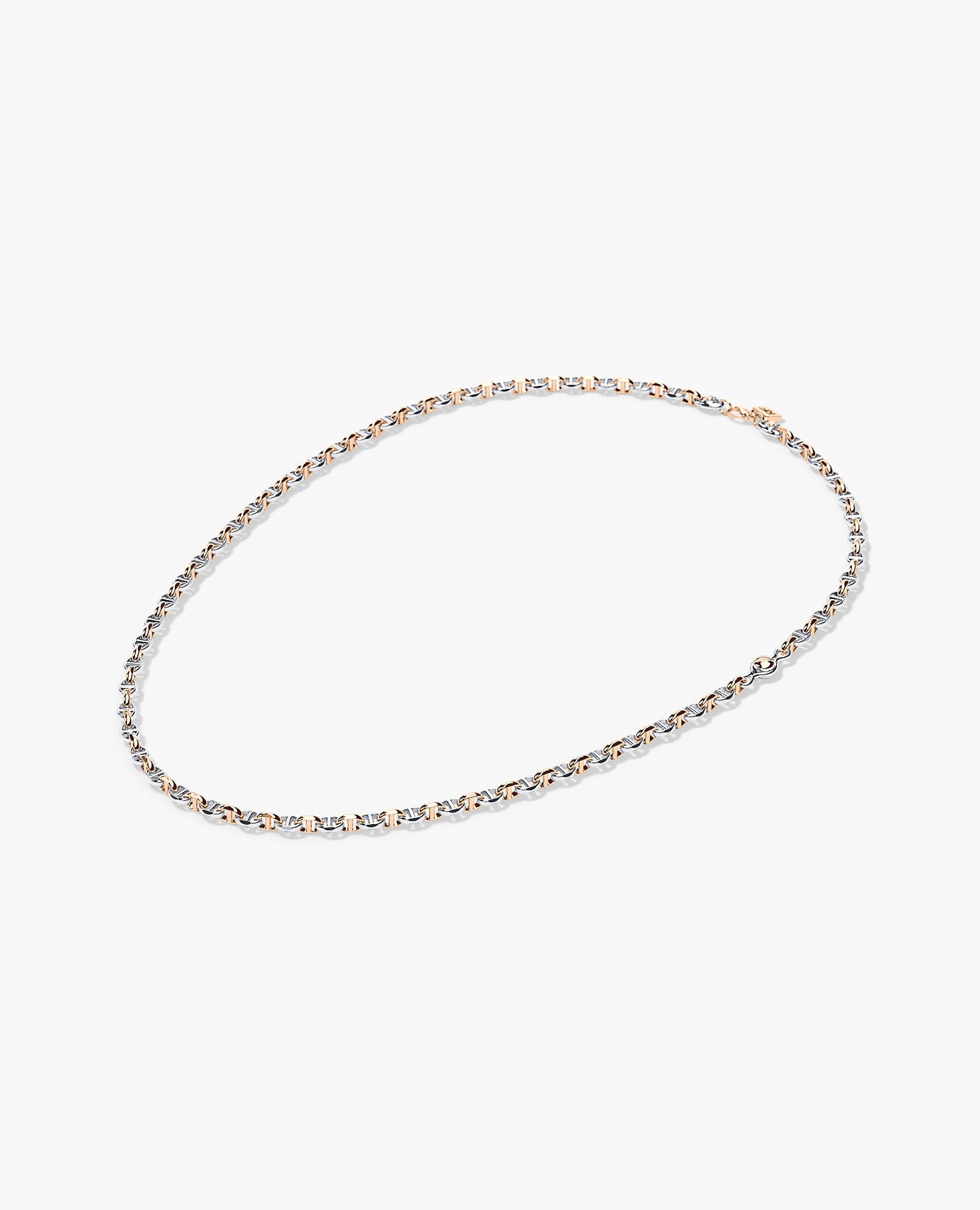 ANCHOR SOLID Two-Tone Gold Necklace - 4.5mm