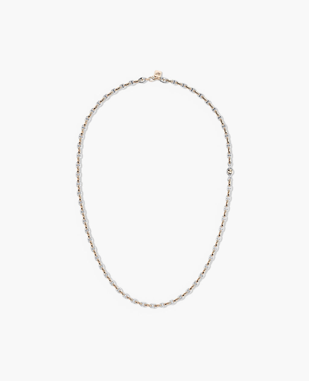ANCHOR SOLID Two-Tone Gold Necklace - 4.5mm