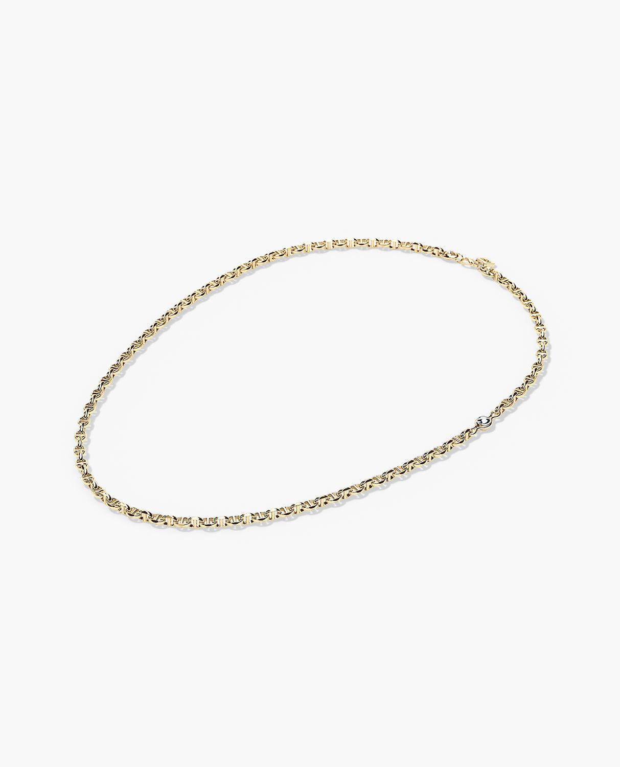 ANCHOR SOLID Gold Necklace - 4.5mm