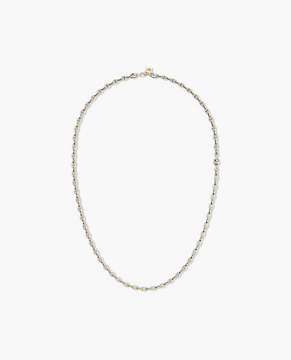 ANCHOR SOLID Two-Tone Gold Necklace - 4.5mm