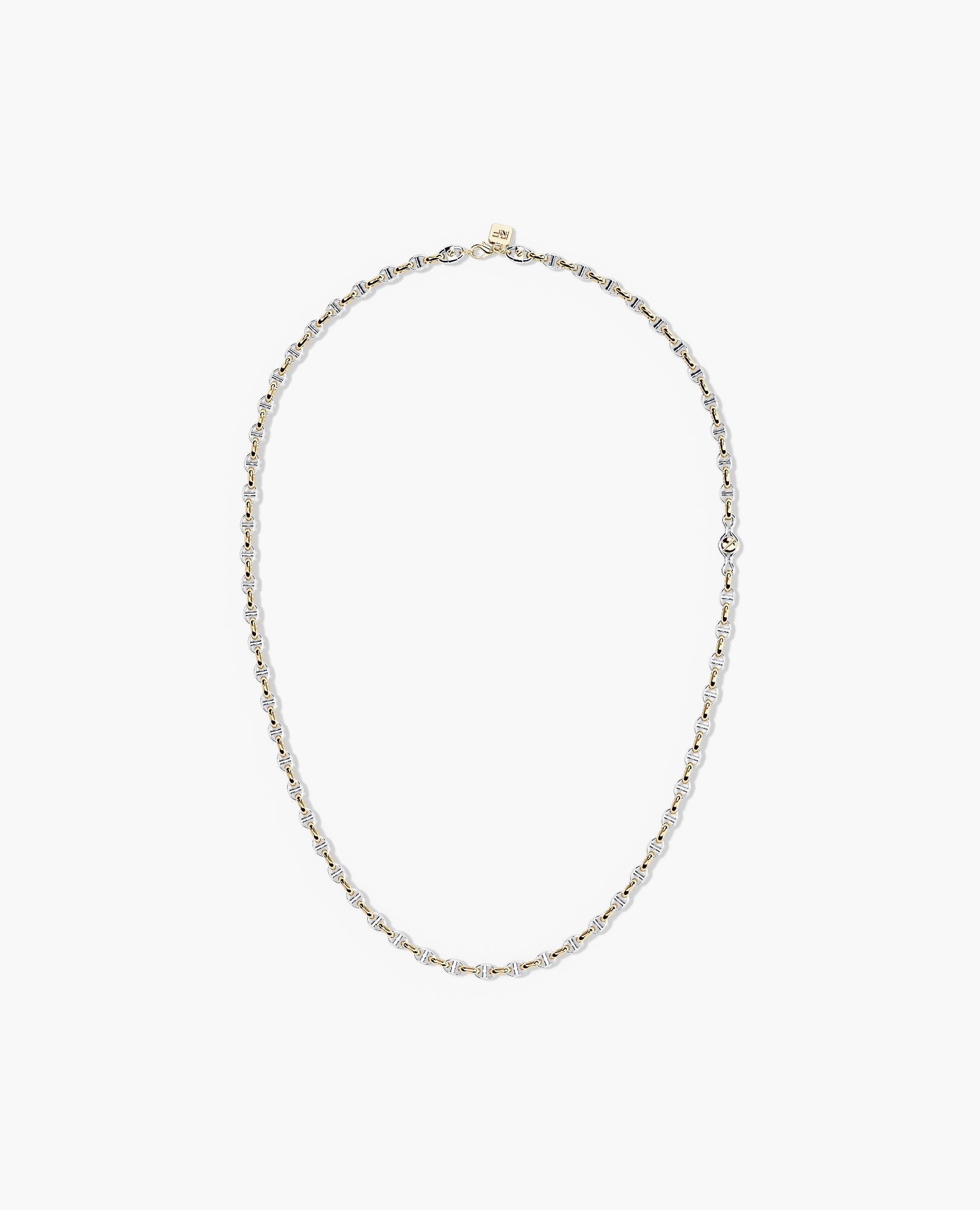 ANCHOR SOLID Two-Tone Gold Necklace - 4.5mm