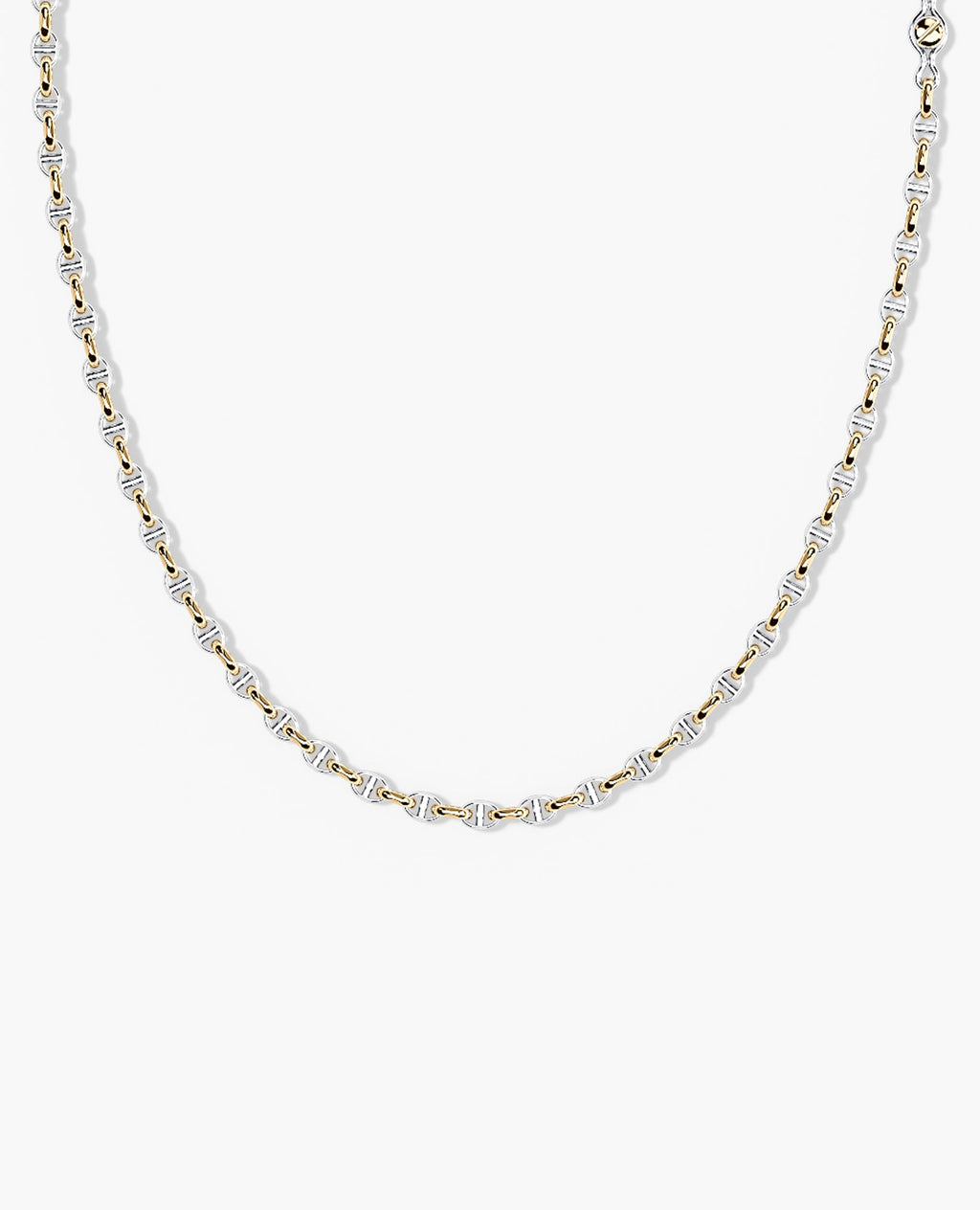 ANCHOR SOLID Two-Tone Gold Necklace - 4.5mm