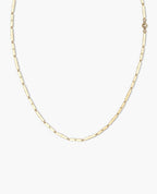 BAR CHAIN Gold Necklace - 2.5mm