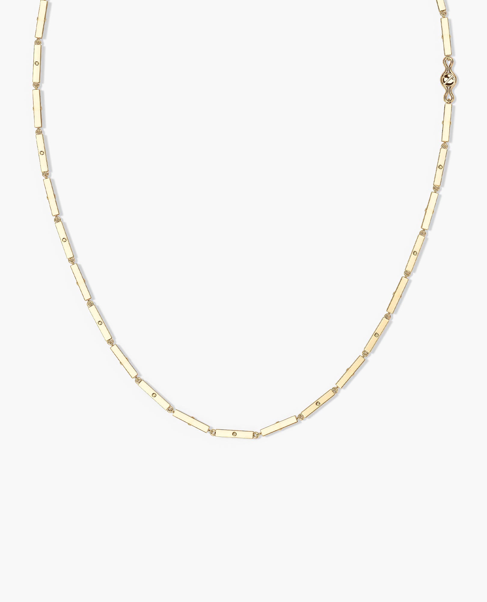 BAR CHAIN Gold Necklace - 2.5mm