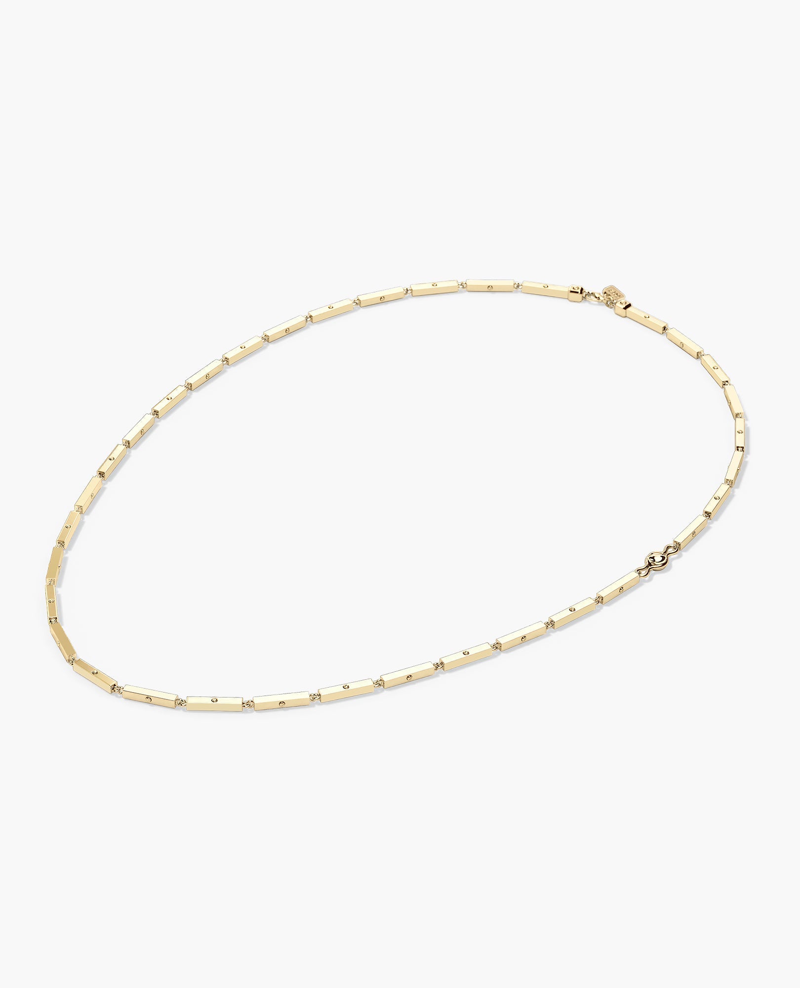 BAR CHAIN Gold Necklace - 2.5mm