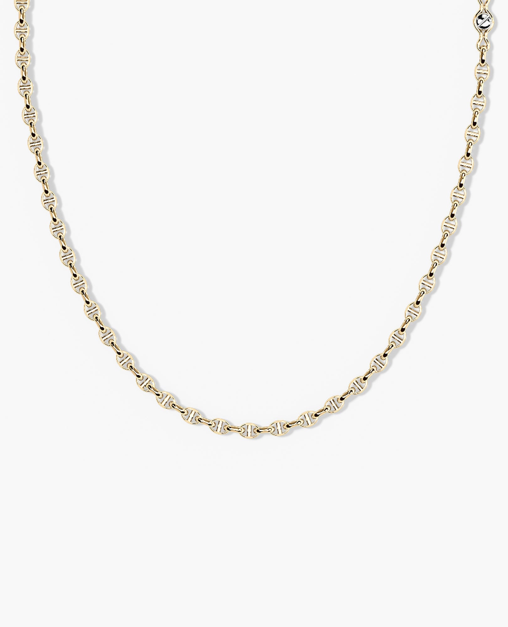 ANCHOR SOLID Gold Necklace - 4.5mm