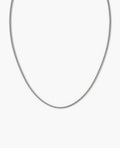 ROUND BOX Silver Chain Necklace - 3.5mm