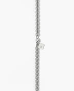 ROUND BOX Silver Chain Necklace - 4mm