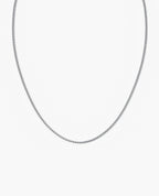 ROUND BOX Silver Chain Necklace - 2.5mm