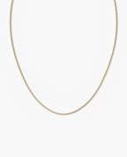 ROUND BOX Gold Chain Necklace - 2.5mm