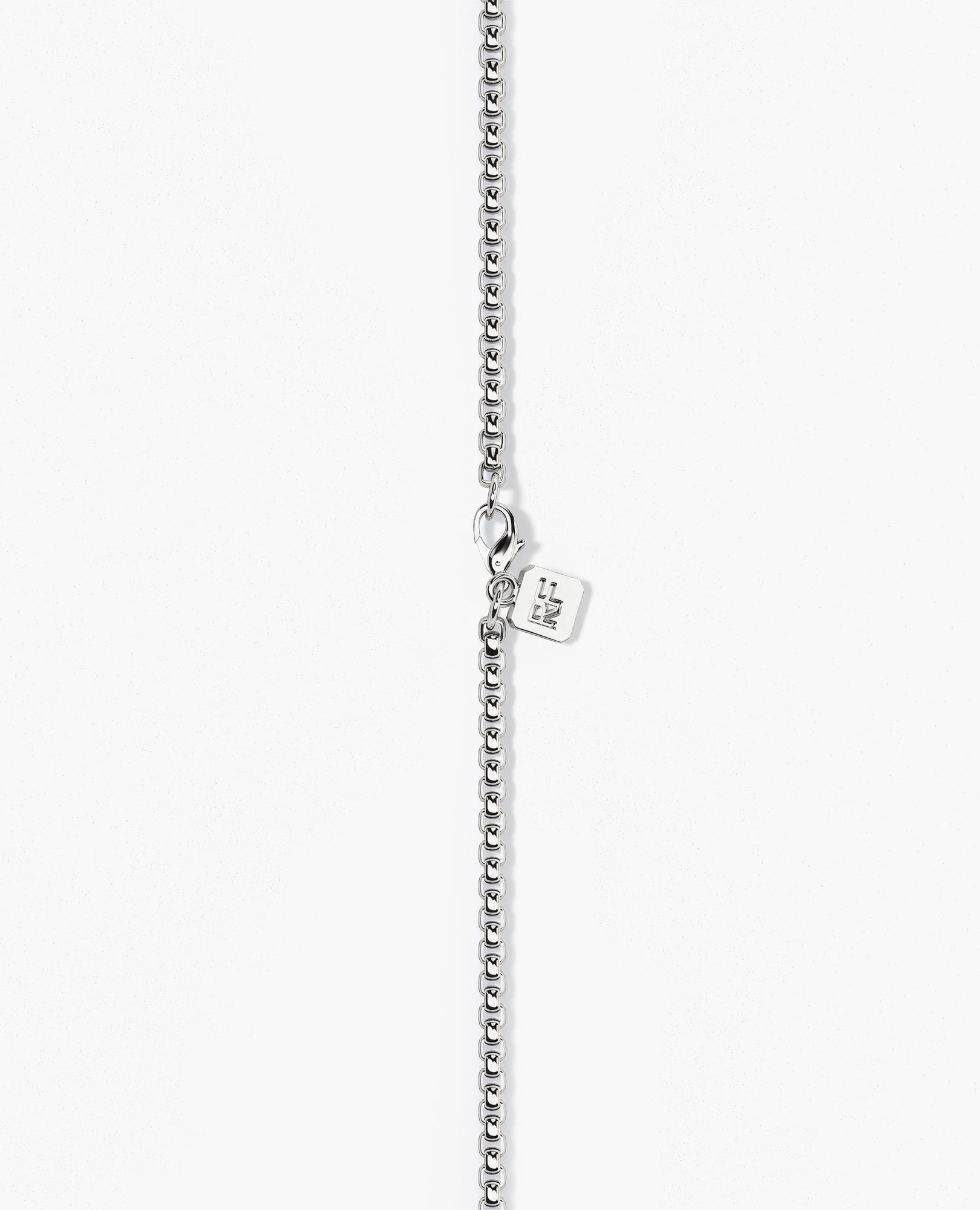 ROUND BOX Silver Chain Necklace - 2.5mm
