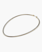 EDGE BOX Chain Necklace Two-Tone Gold - 6mm
