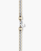 EDGE BOX Chain Necklace Two-Tone Gold - 6mm