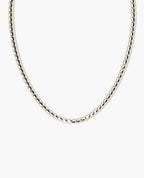 EDGE BOX Chain Necklace Two-Tone Gold - 6mm