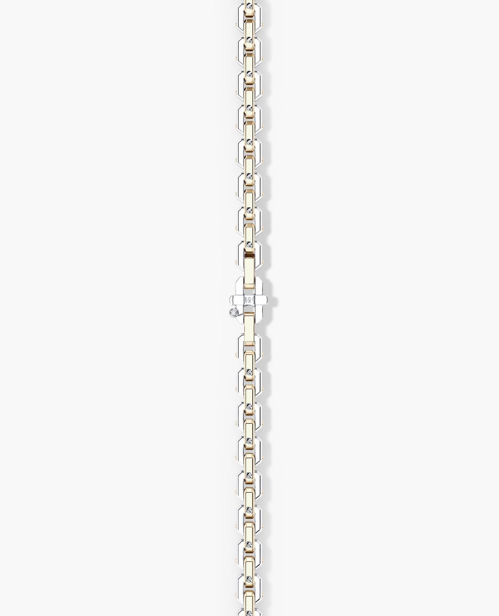 EMPIRE Two-Tone Gold Chain Link Necklace - 6mm