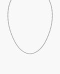 CABLE Silver Chain Necklace - 3mm