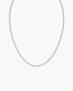 CABLE Silver Chain Necklace - 3mm