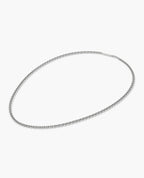 CABLE Silver Chain Necklace - 4mm