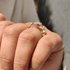 Vintage Style Asscher Cut Diamond Ring in Milgrain Details