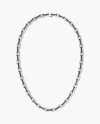 ARTURO Gold Link Necklace with Black Diamonds - 6mm