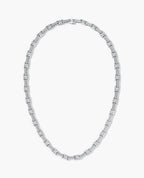 ARTURO Gold Link Necklace with Diamonds - 6mm