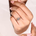 Dutch Marquise Engagement Ring in Tulip Setting