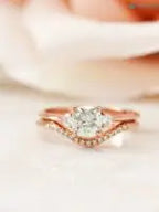 Colorless Cushion lab grown Alternative Bridal Engagement Ring DisneyValley