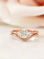 Colorless Cushion lab grown Alternative Bridal Engagement Ring DisneyValley