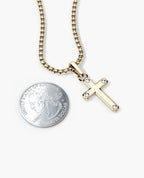 CROSS Two-Tone Gold Pendant