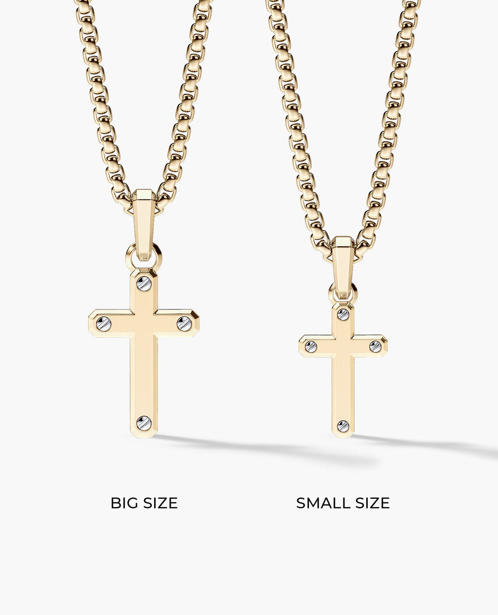 CROSS Two-Tone Gold Pendant