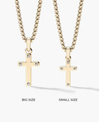 CROSS Two-Tone Gold Pendant