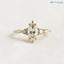Cupid’s arrow ring, engagement ring, marquise ring, moissanite ring DisneyValley