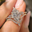 Marquise Engagement Ring with Wedding Band in Muse Setting