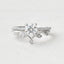 1.28CT Round Brilliant Cut Moissanite Pave Bridal Ring Set