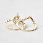 1.80CT Pear Moissanite Solitaire Bridal Ring Set