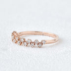 0.17CTW Round Brilliant Cut Unique Anniversary Wedding Band