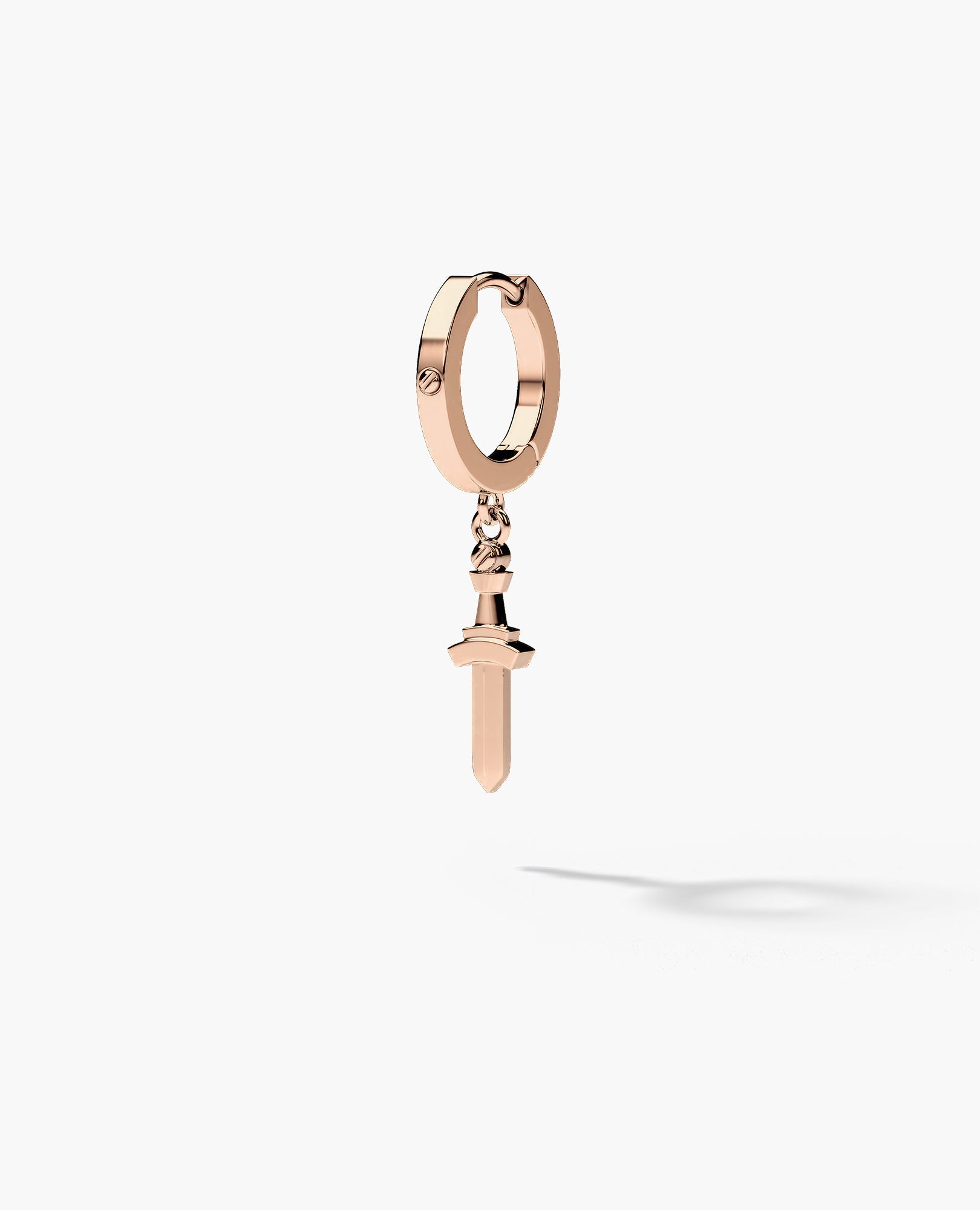 DANGLE Dagger Hoop Gold Earring