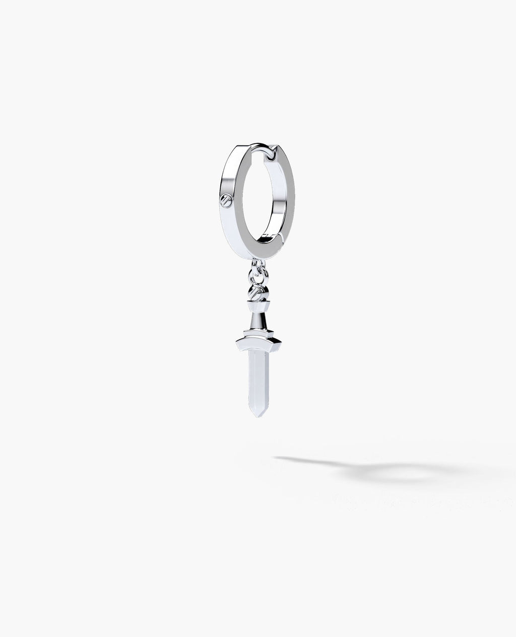 DANGLE Dagger Hoop Gold Earring