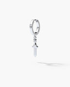 DANGLE Dagger Hoop Gold Earring