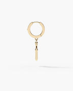 DANGLE Dagger Hoop Gold Earring
