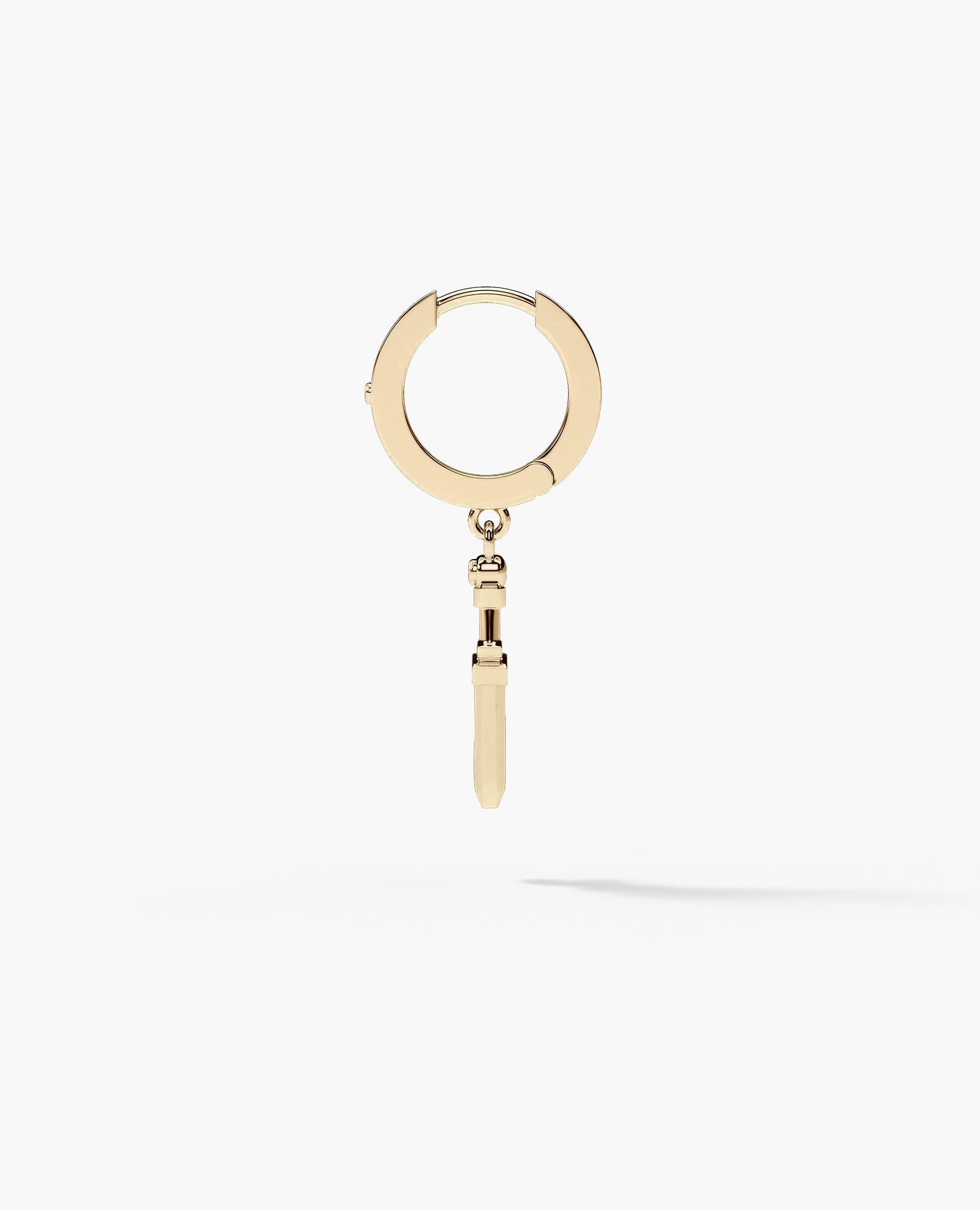 DANGLE Dagger Hoop Gold Earring